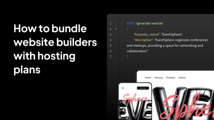 Featured image for How to Bundle Website Builder With Hosting Plans (+ All-in-One Website Builder) article