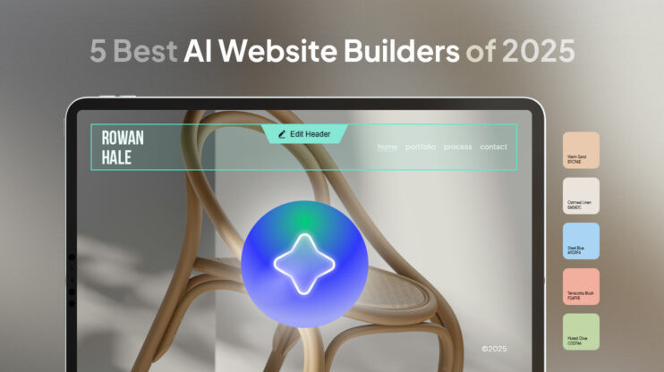Featured image for 5 Best AI Website Builders of 2025 article