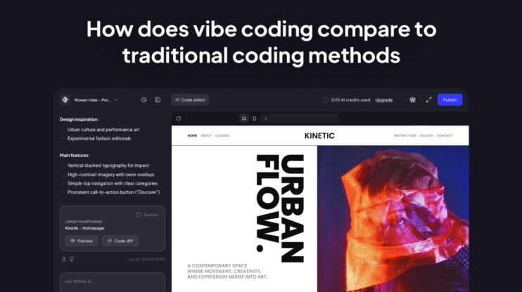 How does vibe coding compare to traditional coding methods
