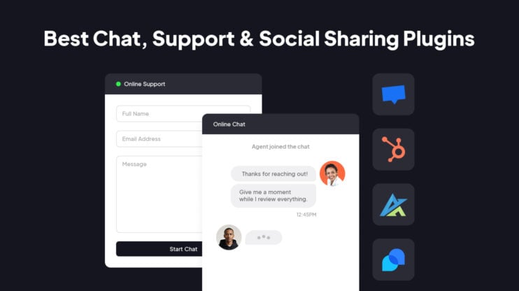 Featured image for Best Chat, Support & Social Sharing Plugins for WordPress (2026 Edition) article