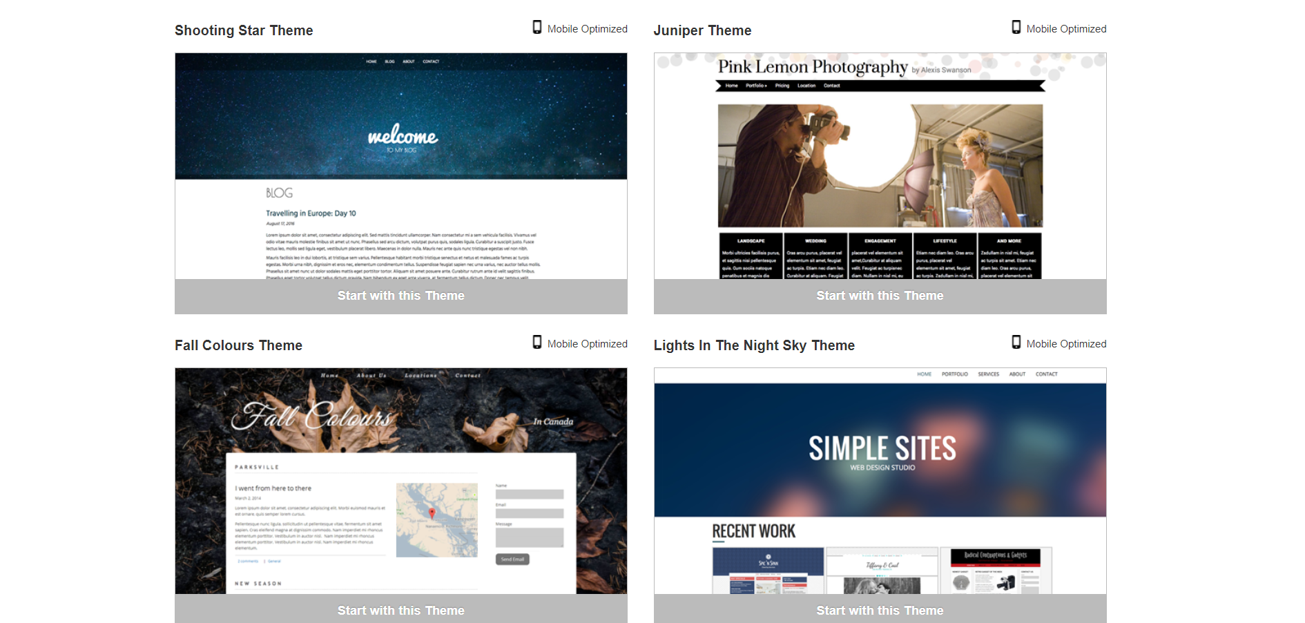 Jigsy templates and themes