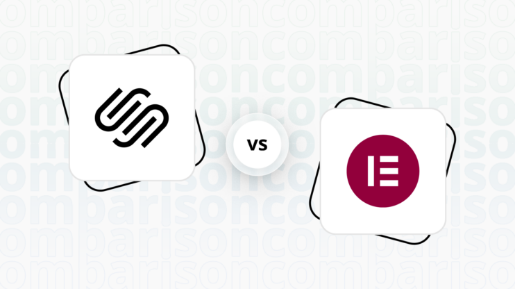 featured image squarespace vs elementor