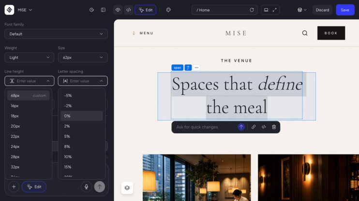 Featured image for Advanced typography controls: letter spacing and line height article