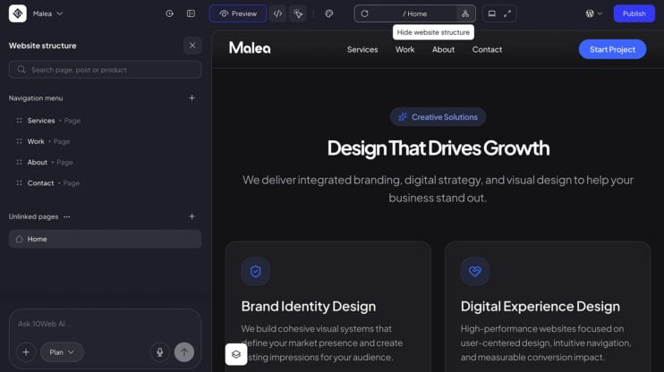 Featured image for Website structure panel: manage pages, menus, posts and products article