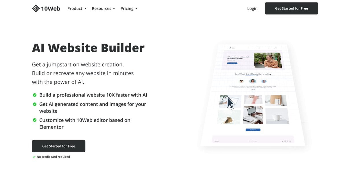 10Web.io Website Builder