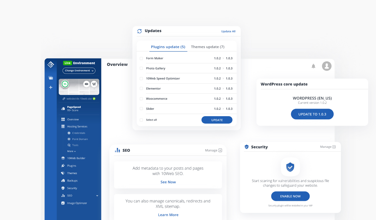 Automated Website Management