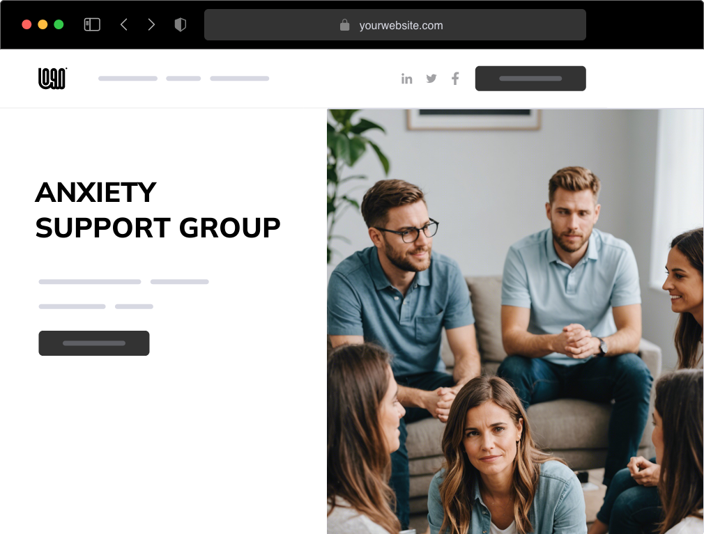Create Your Anxiety Support Group Site With 10Web