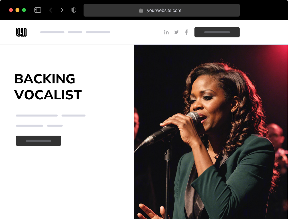 Create Your Backing Vocalist Site With 10Web