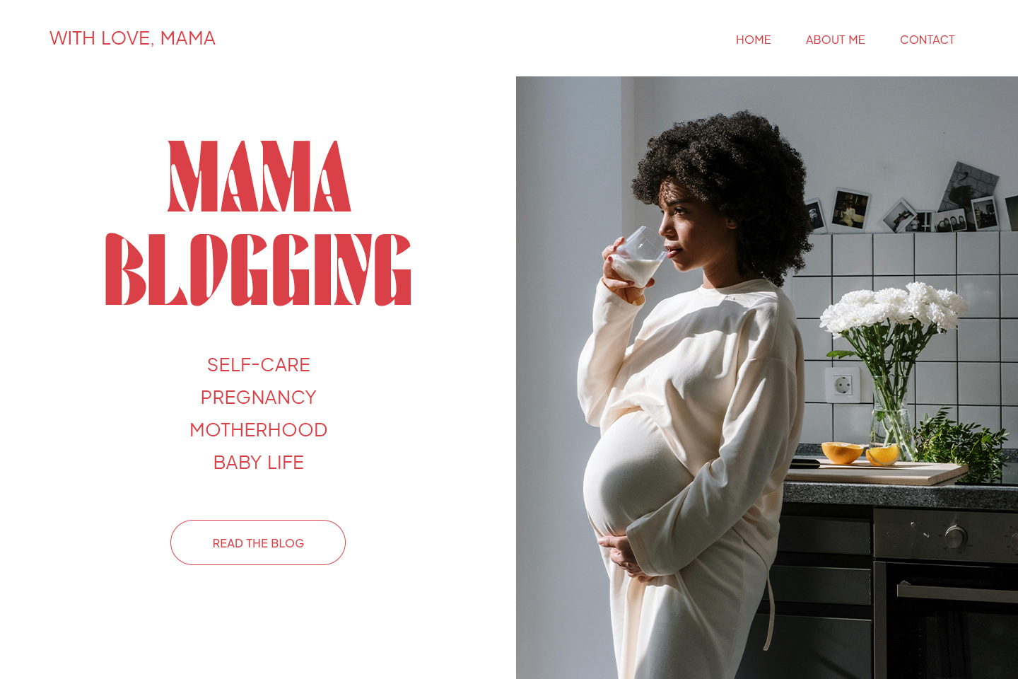 Banner image of a blog website.