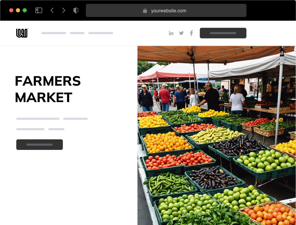 Create Your Farmers Market Site With 10Web