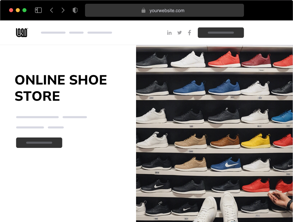 Shoe department online shopping on sale