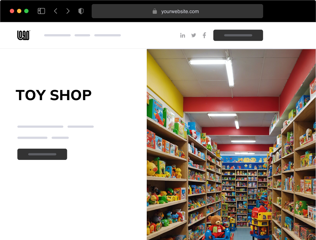 Create Your Toy Shop Webite With 10Web