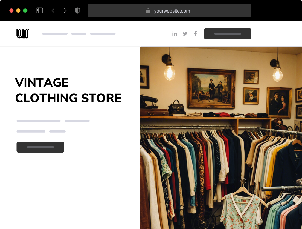 Create Your Vintage Clothing Store Site With 10Web