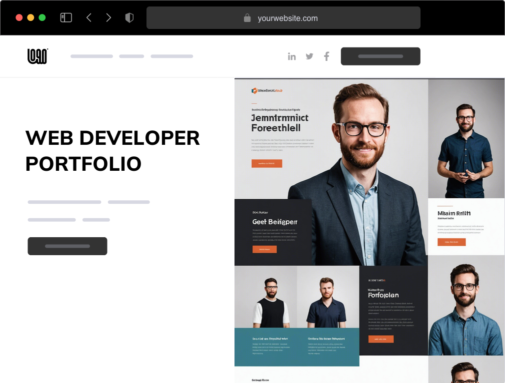 AI Web Developer Portfolio Website Builder