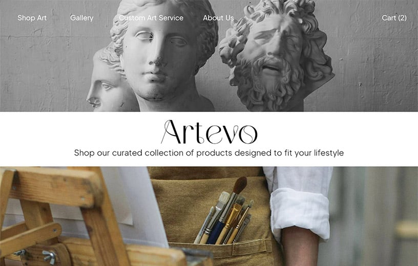 a picture of a handmade and crafts store website