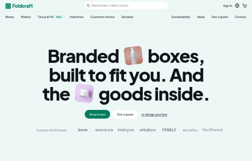 a picture of a wholesale and B2B store website