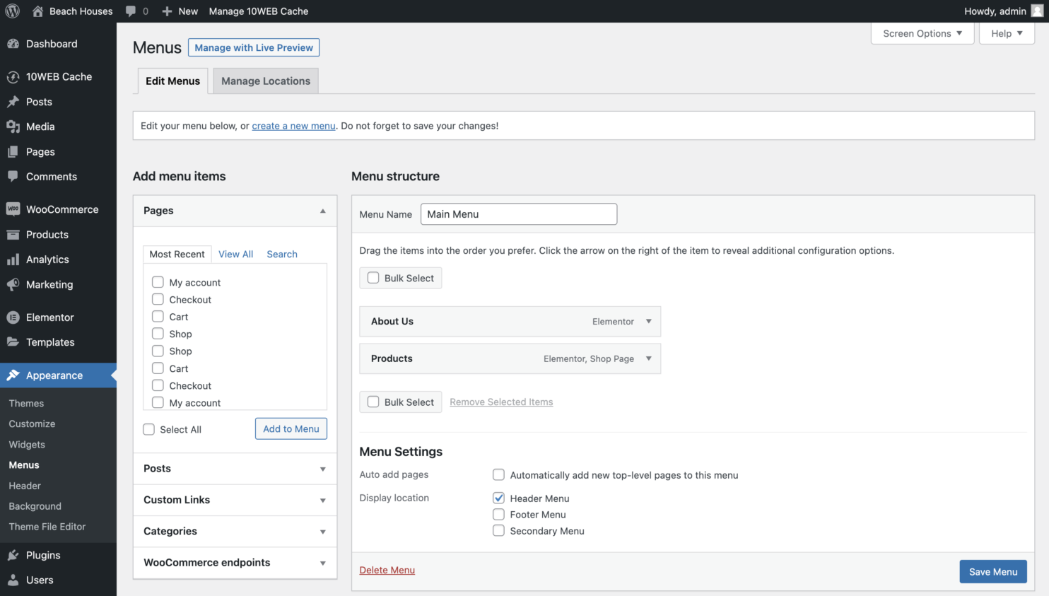 What is the WordPress admin dashboard? - 10Web