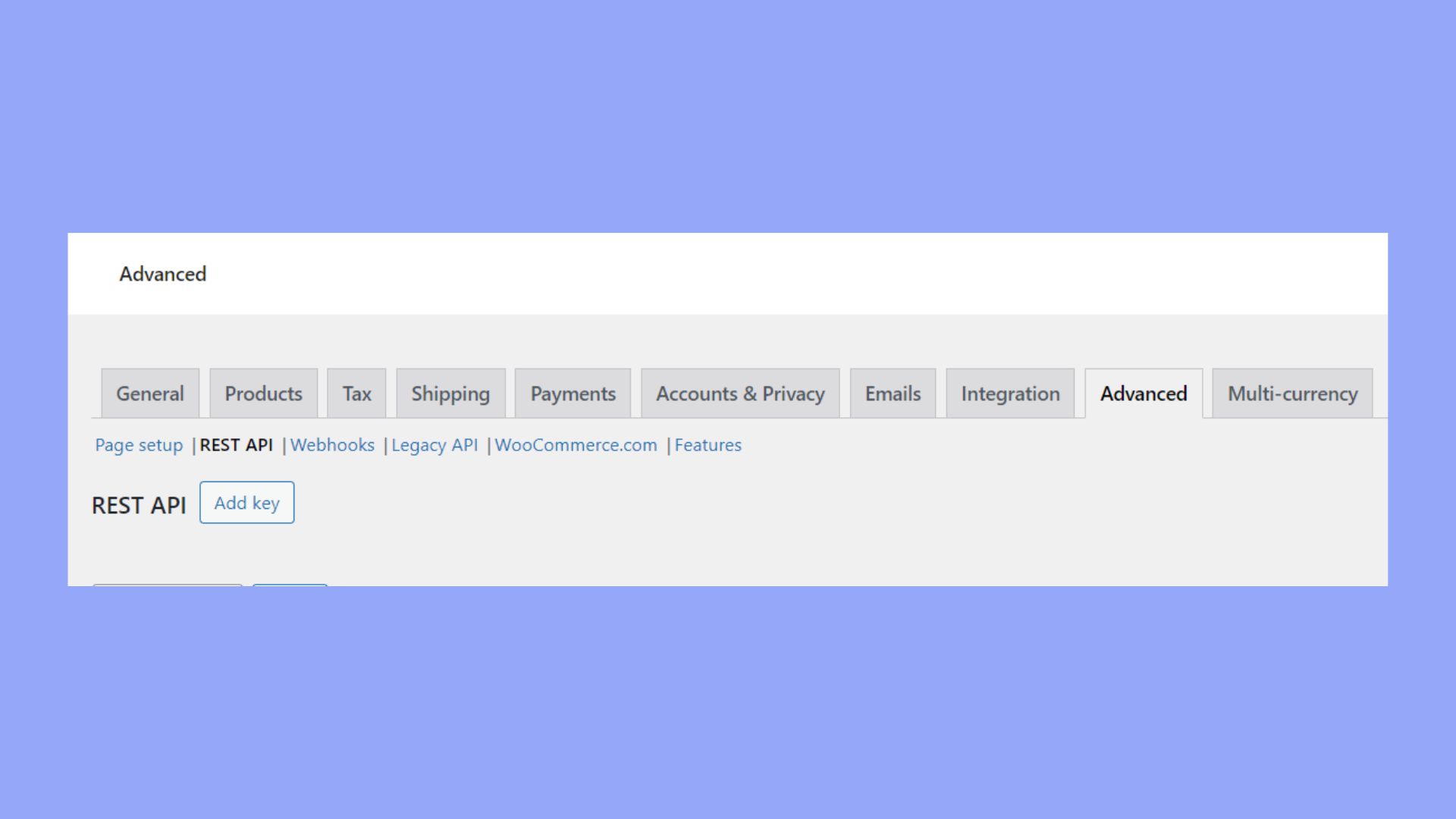 Accessing the REST API in WooCommerce