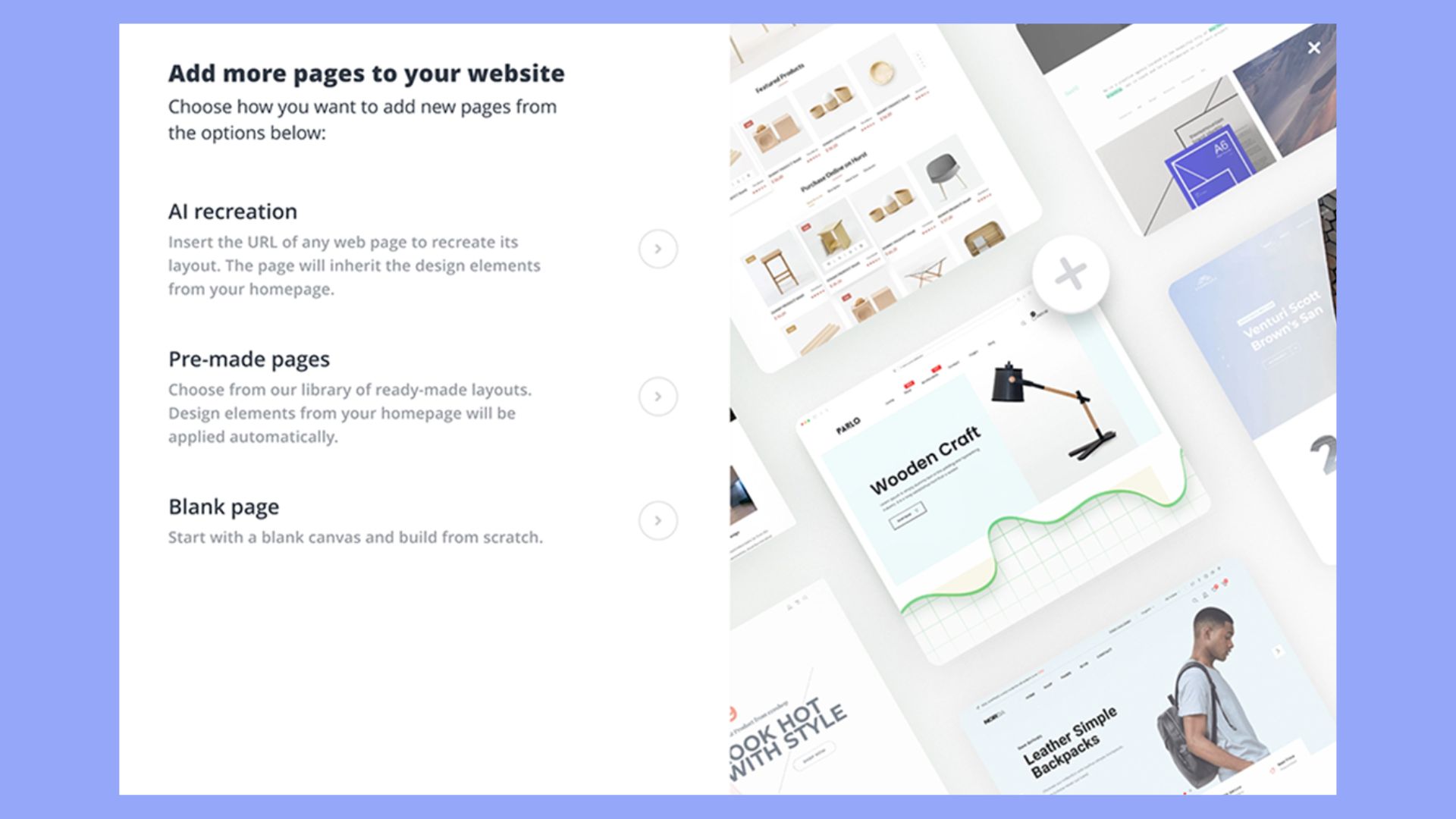 10Web Plantillas y bloques prediseñados