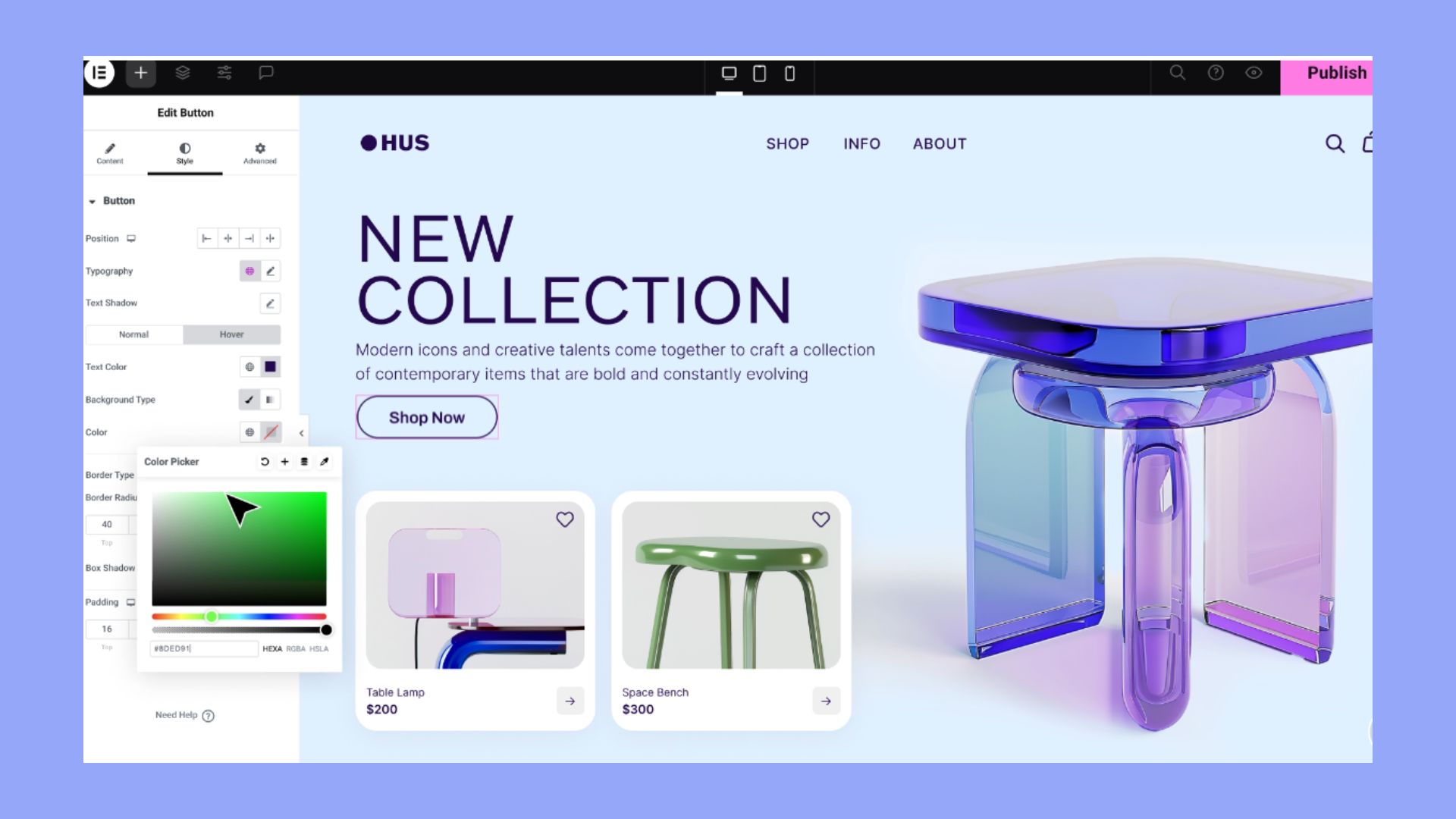 Constructor Elementor