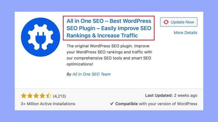 Instalar el plugin SEO Todo en uno
