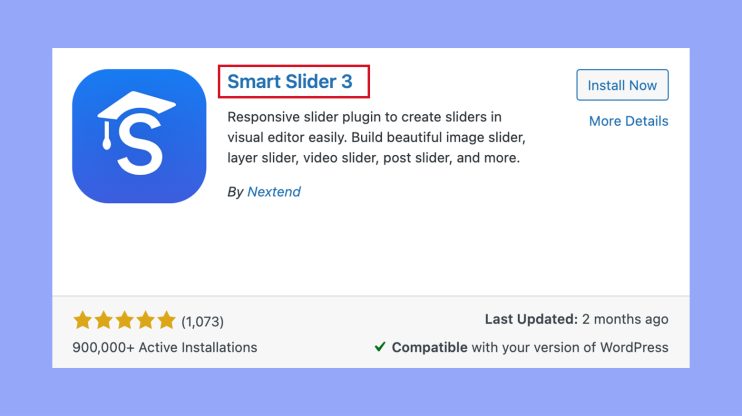 Instalación del plugin Smart Slider 3 en WordPress