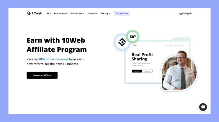 Landing page for affiliates in WordPress