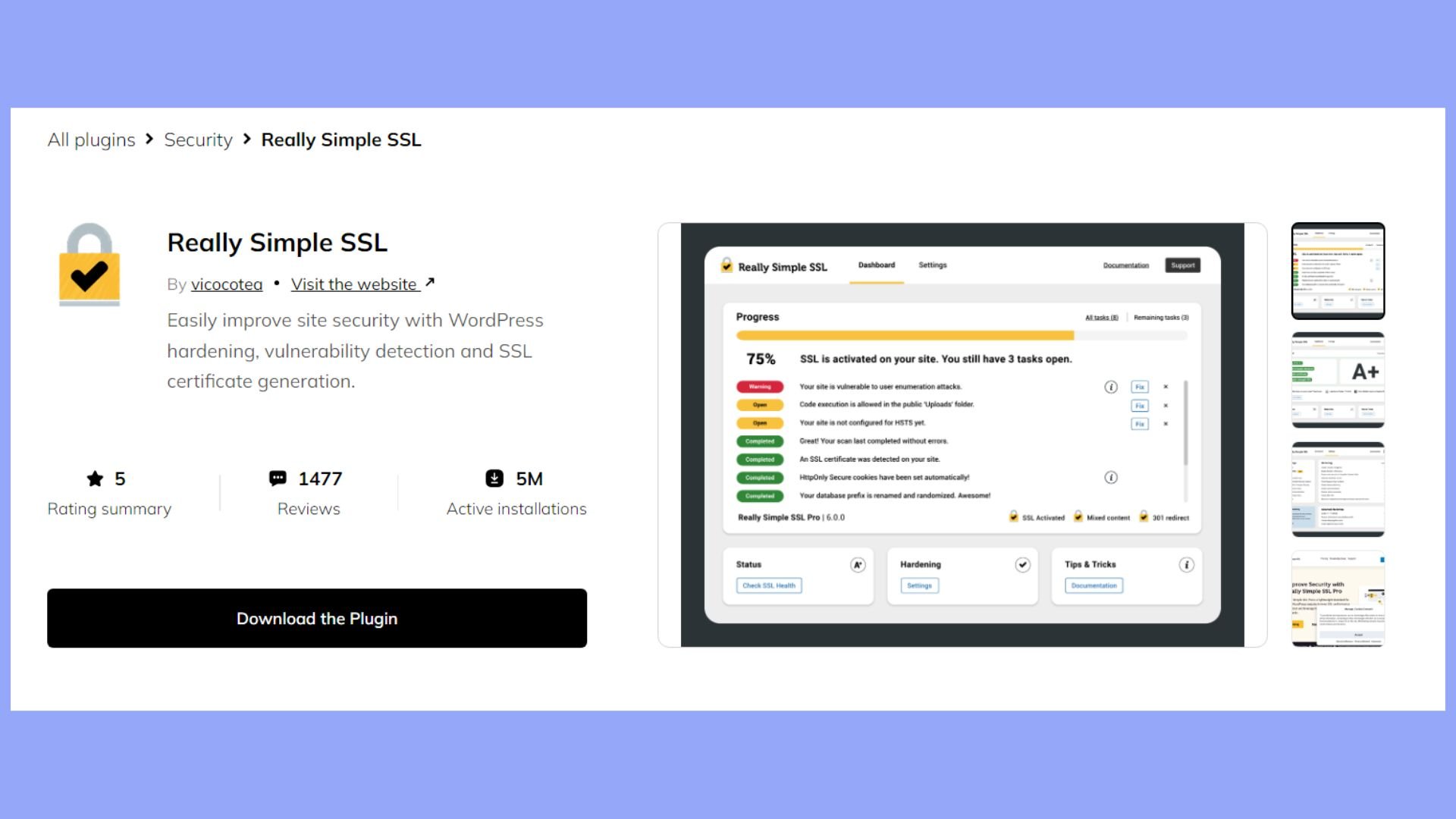 Plugin SSL realmente simple