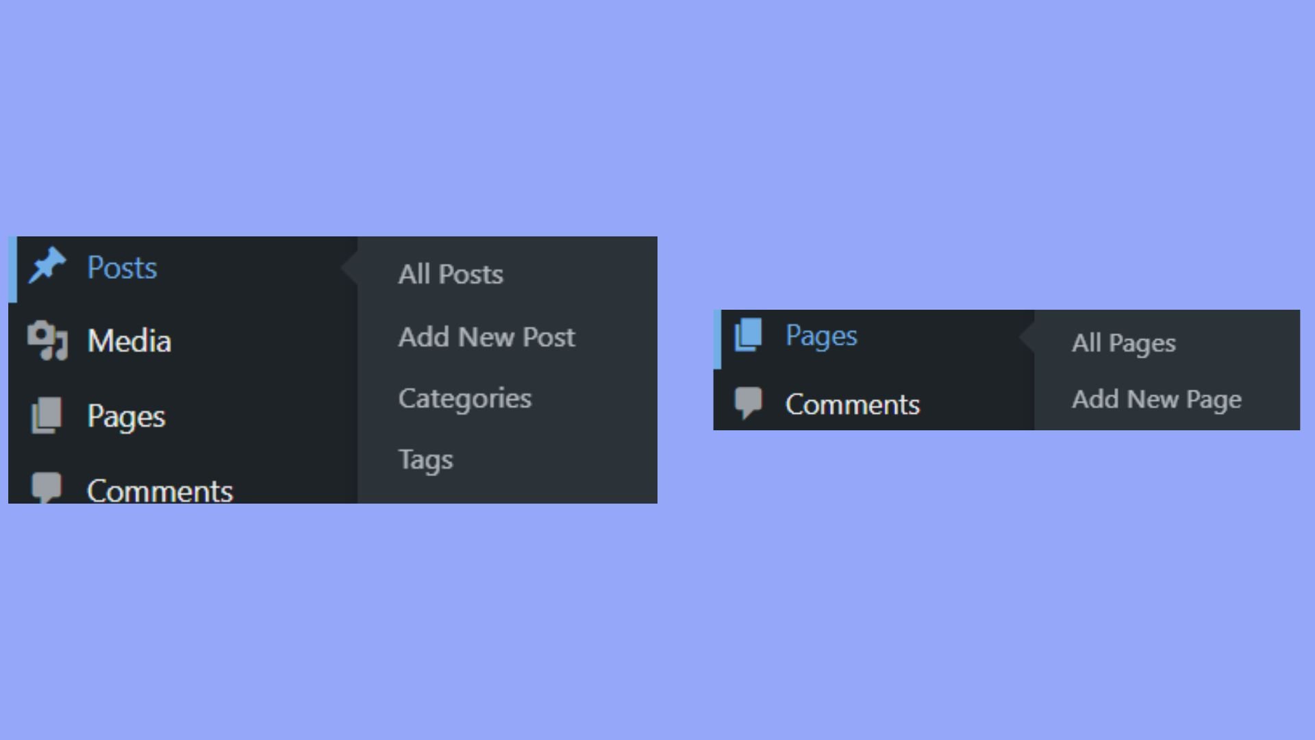 Crear entradas y páginas en WordPress