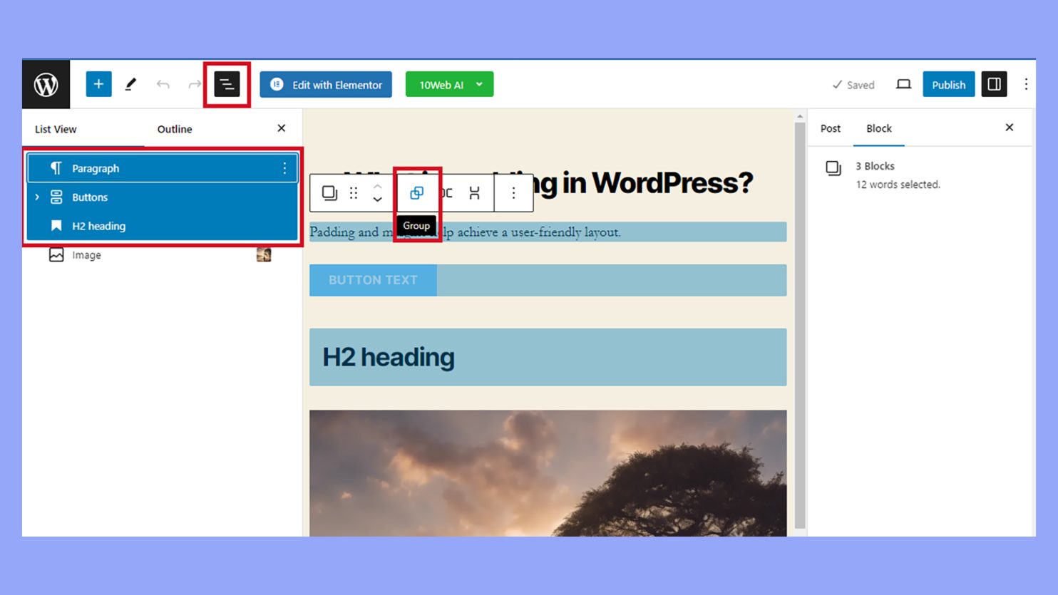 What is Padding in WordPress?