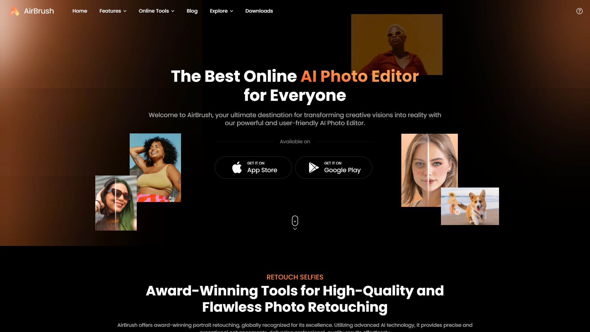 Screenshot for Airbrush AI