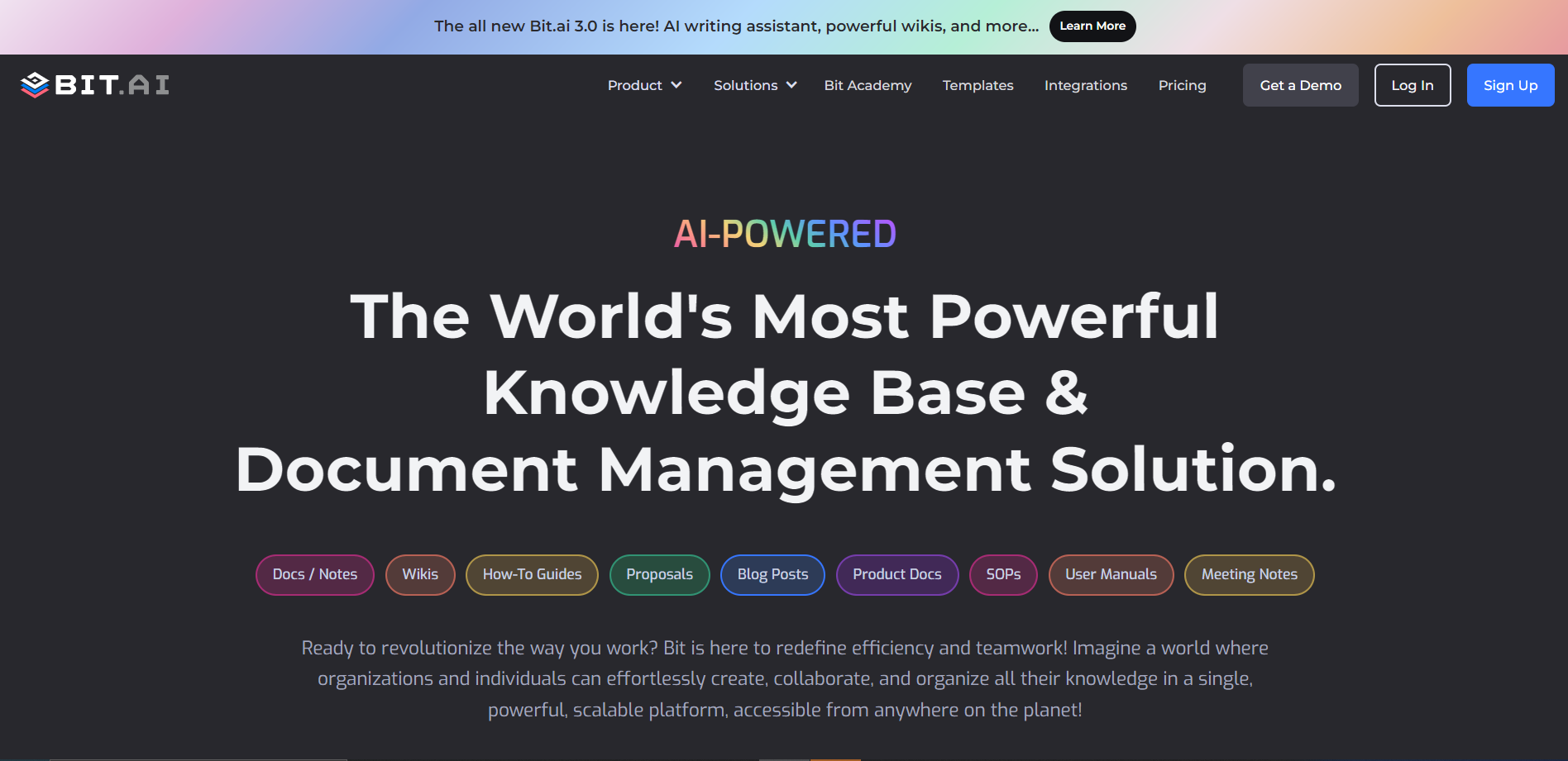 Screenshot for Bit.ai