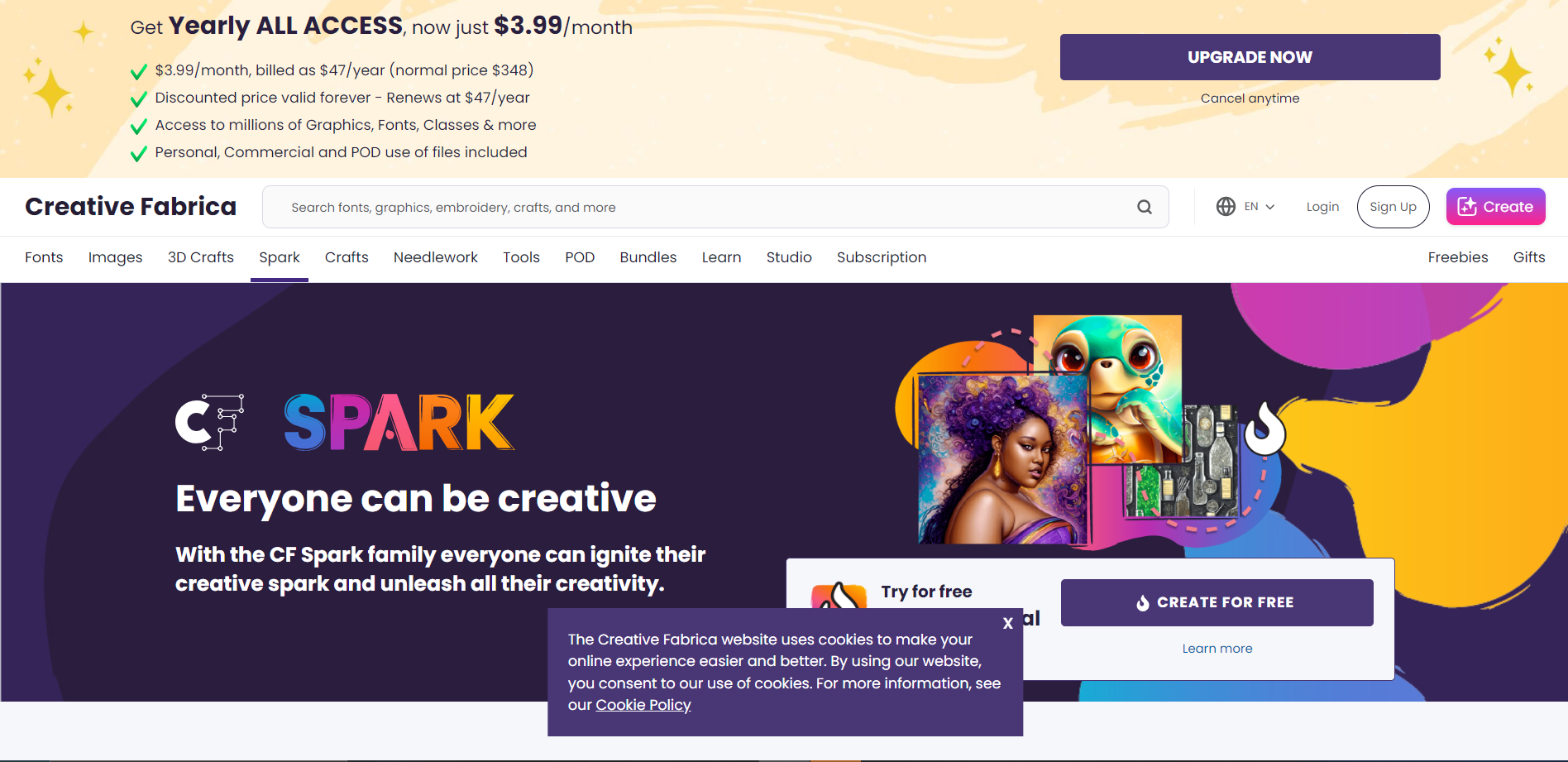 Screenshot for CF Spark