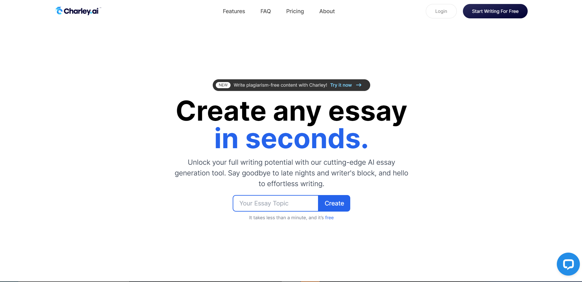 Screenshot for Charley.ai