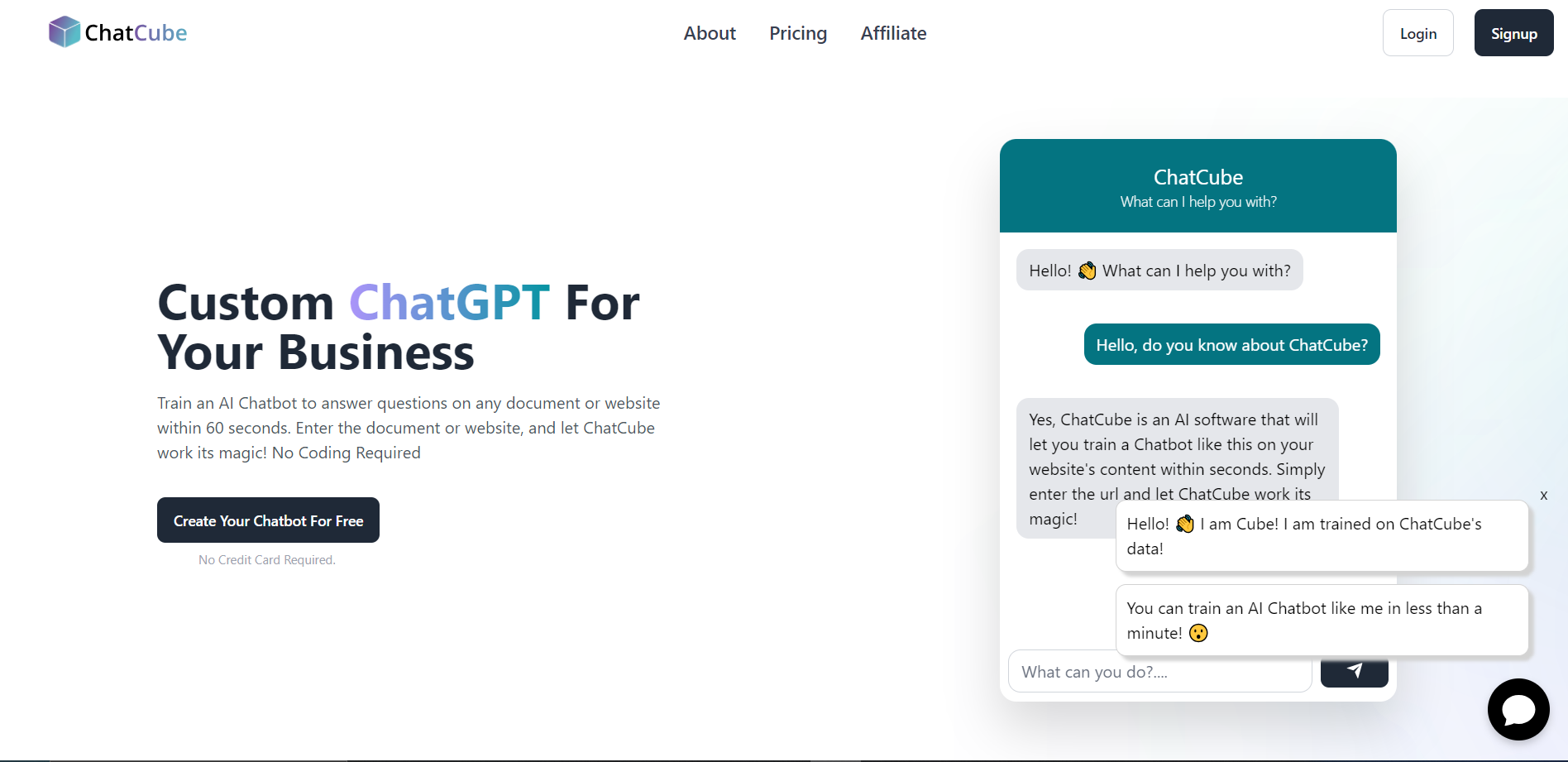 Screenshot for ChatCube