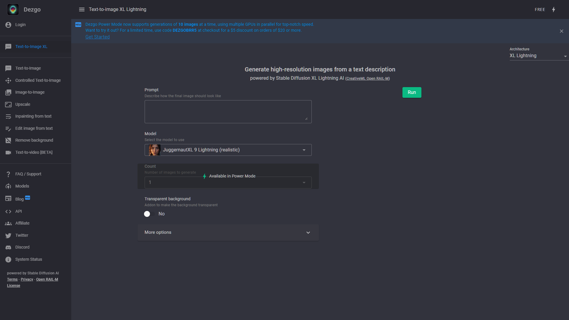 Screenshot for Dezgo