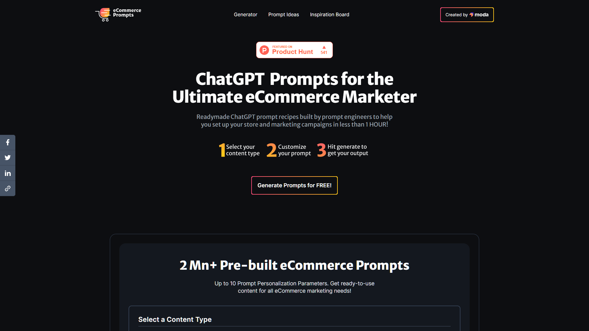 Ecommerce Prompts