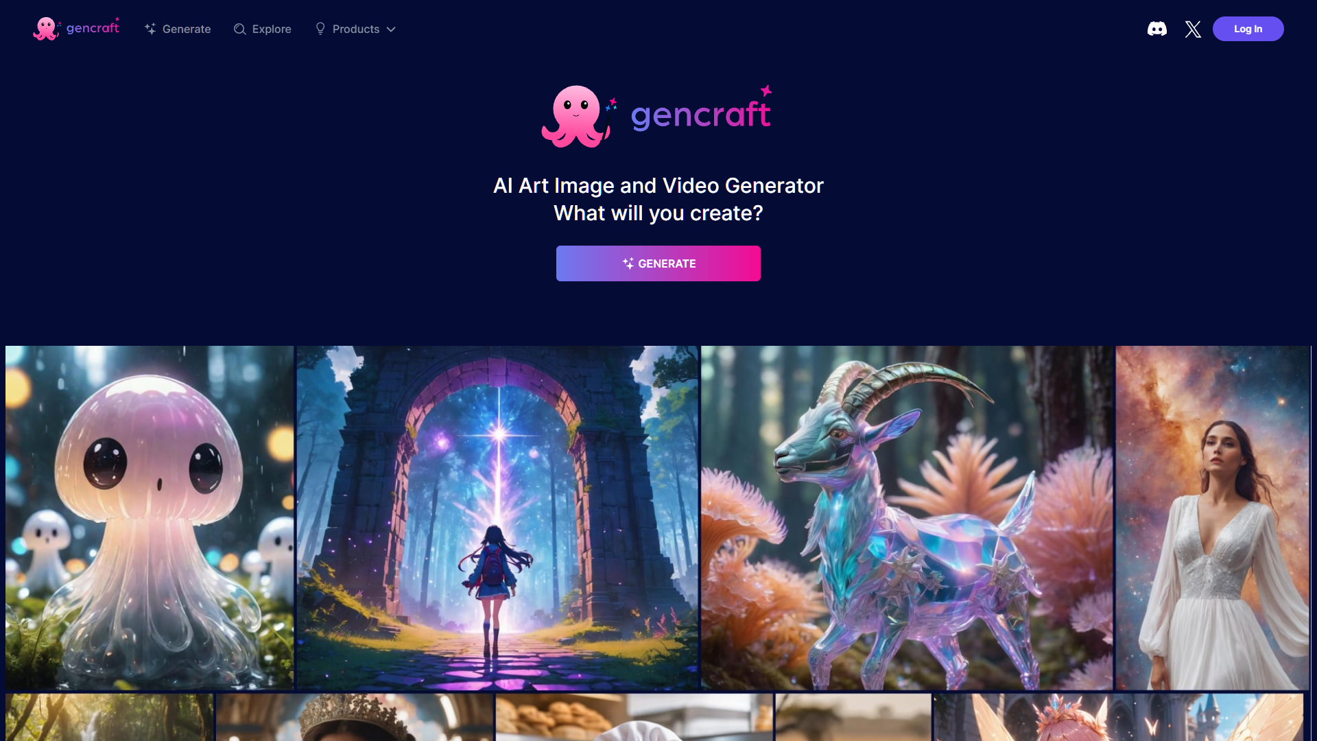 Screenshot for Gencraft