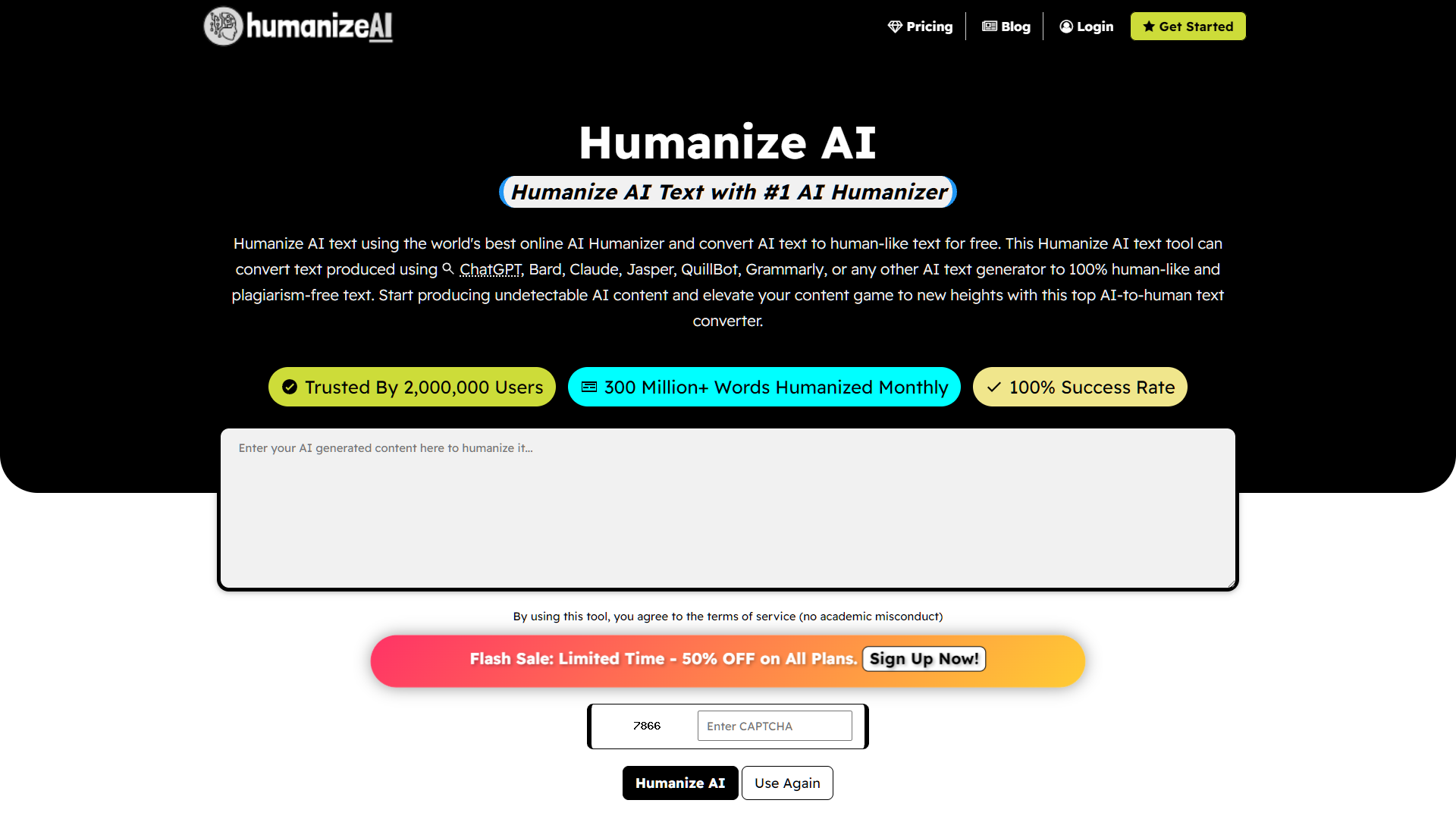 Screenshot for Humanize AI