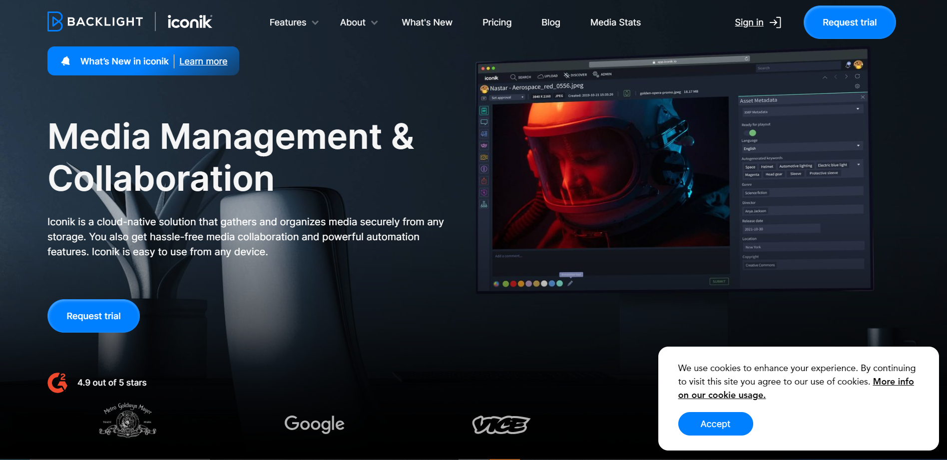 Screenshot for Iconik