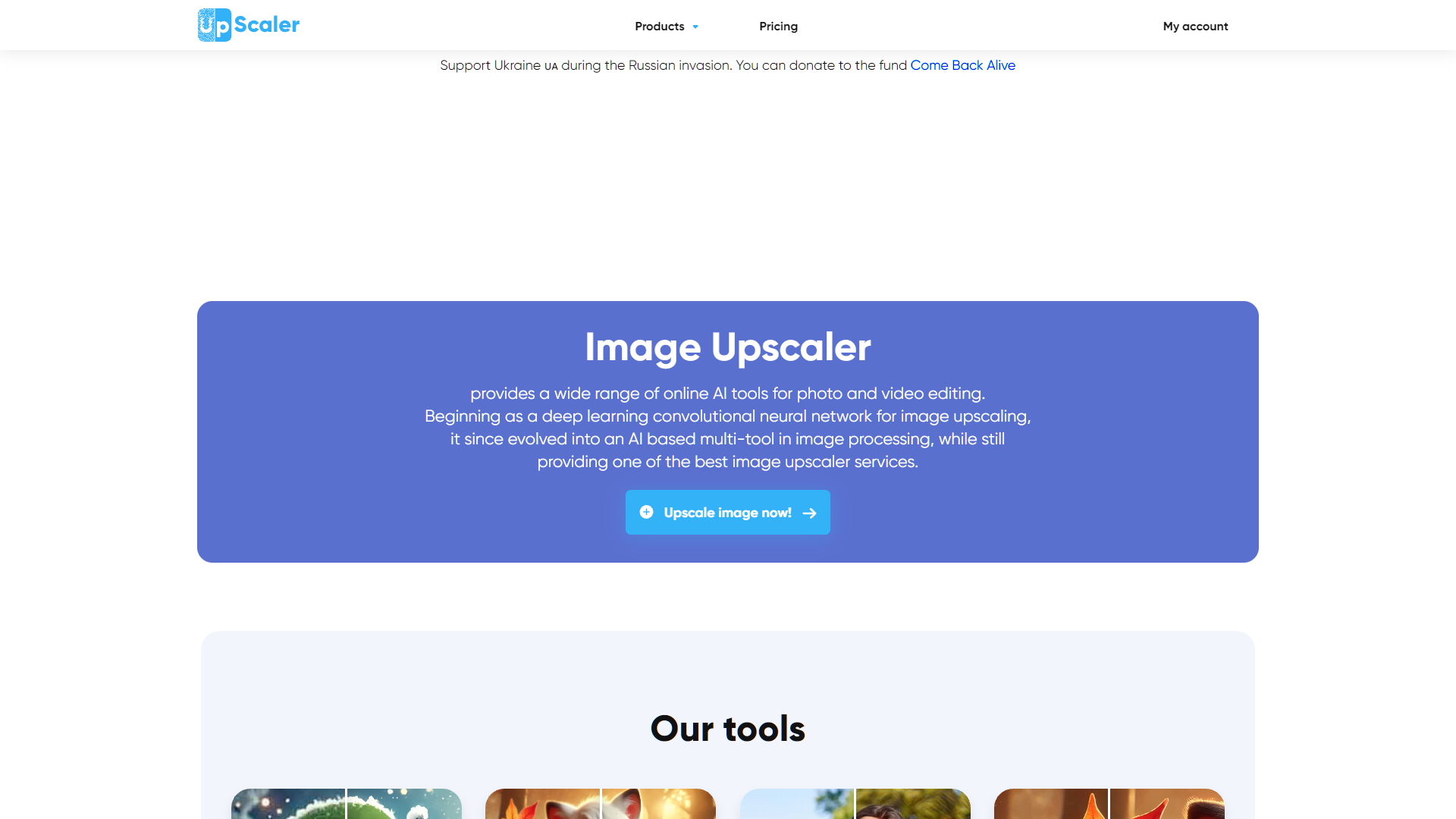 Screenshot for Img UpScaler