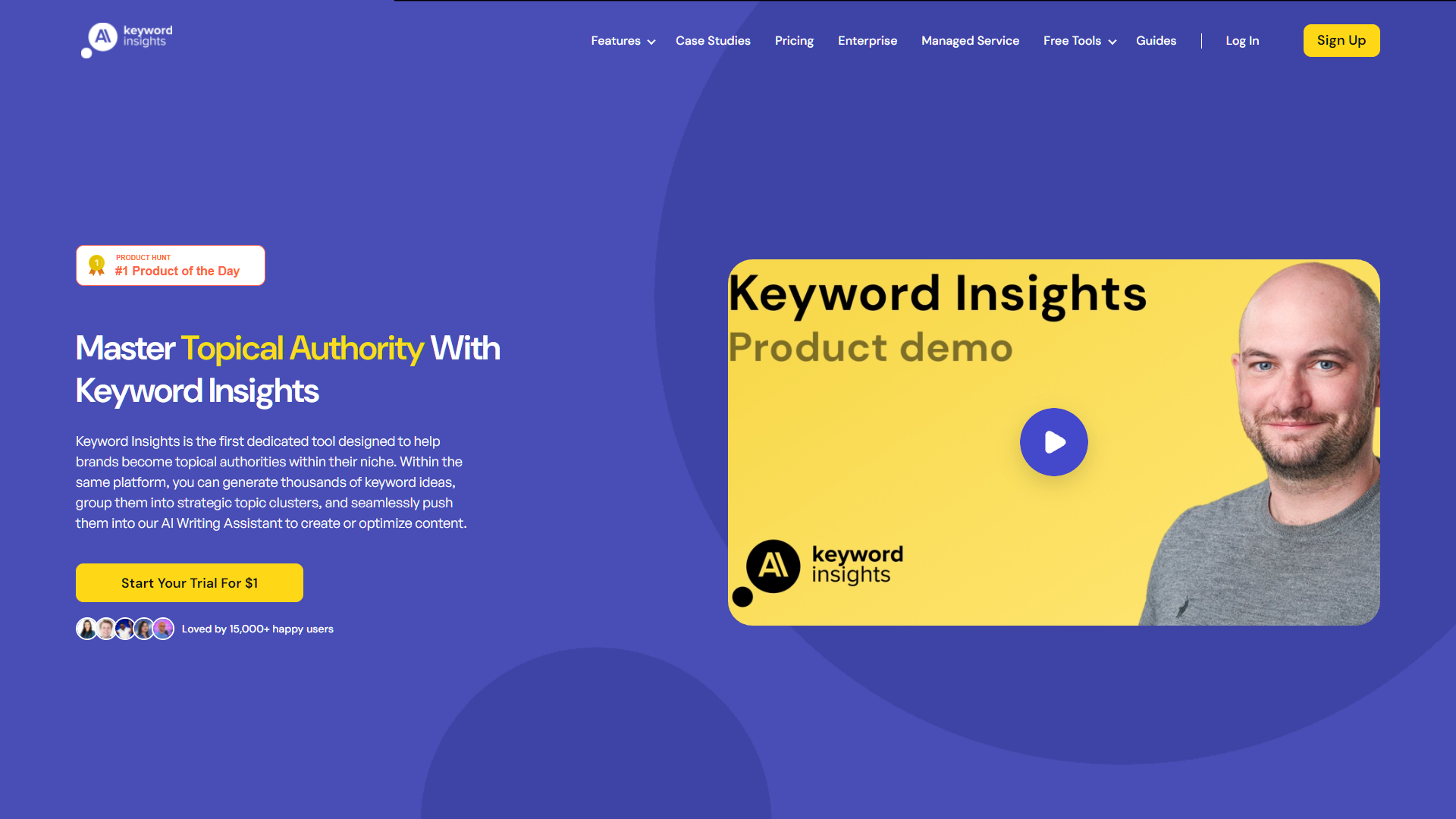 Screenshot for Keyword Insights