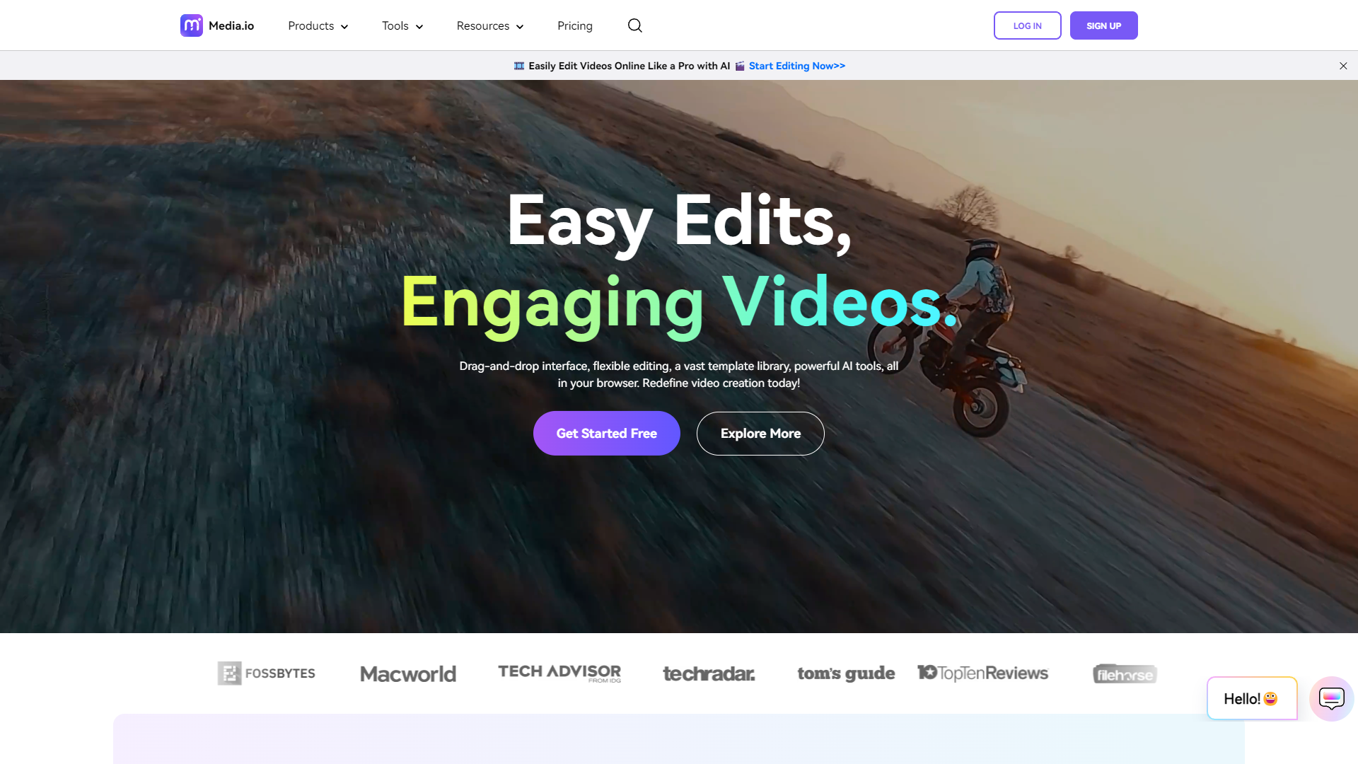 Screenshot for Media.io