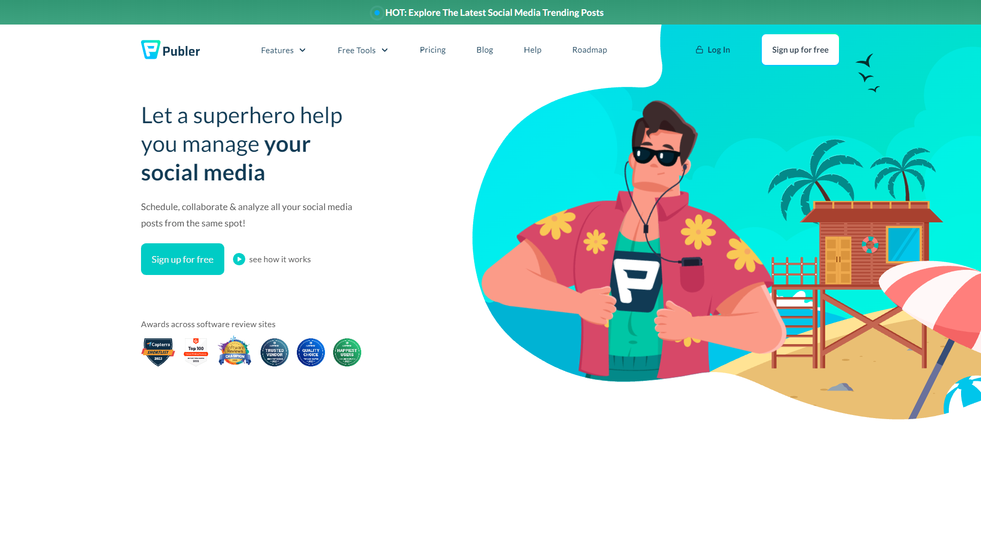 Screenshot for Publer