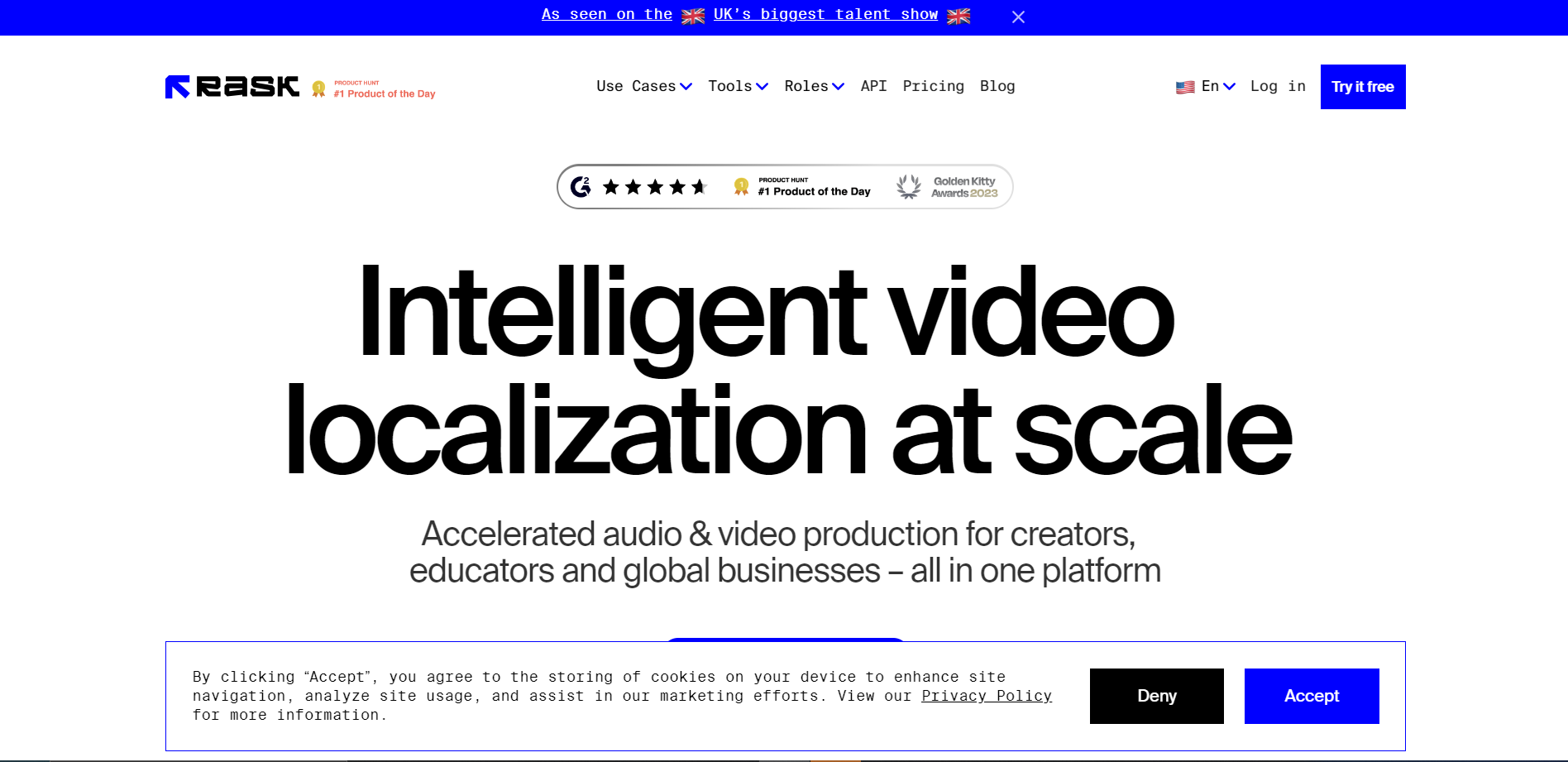 Screenshot for Rask AI