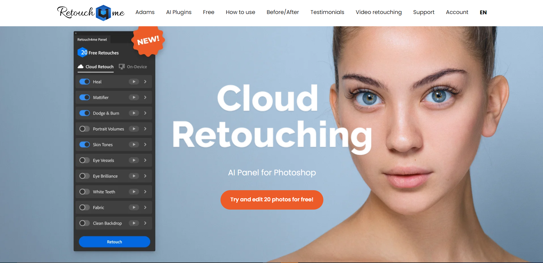 Screenshot for Retouch4me