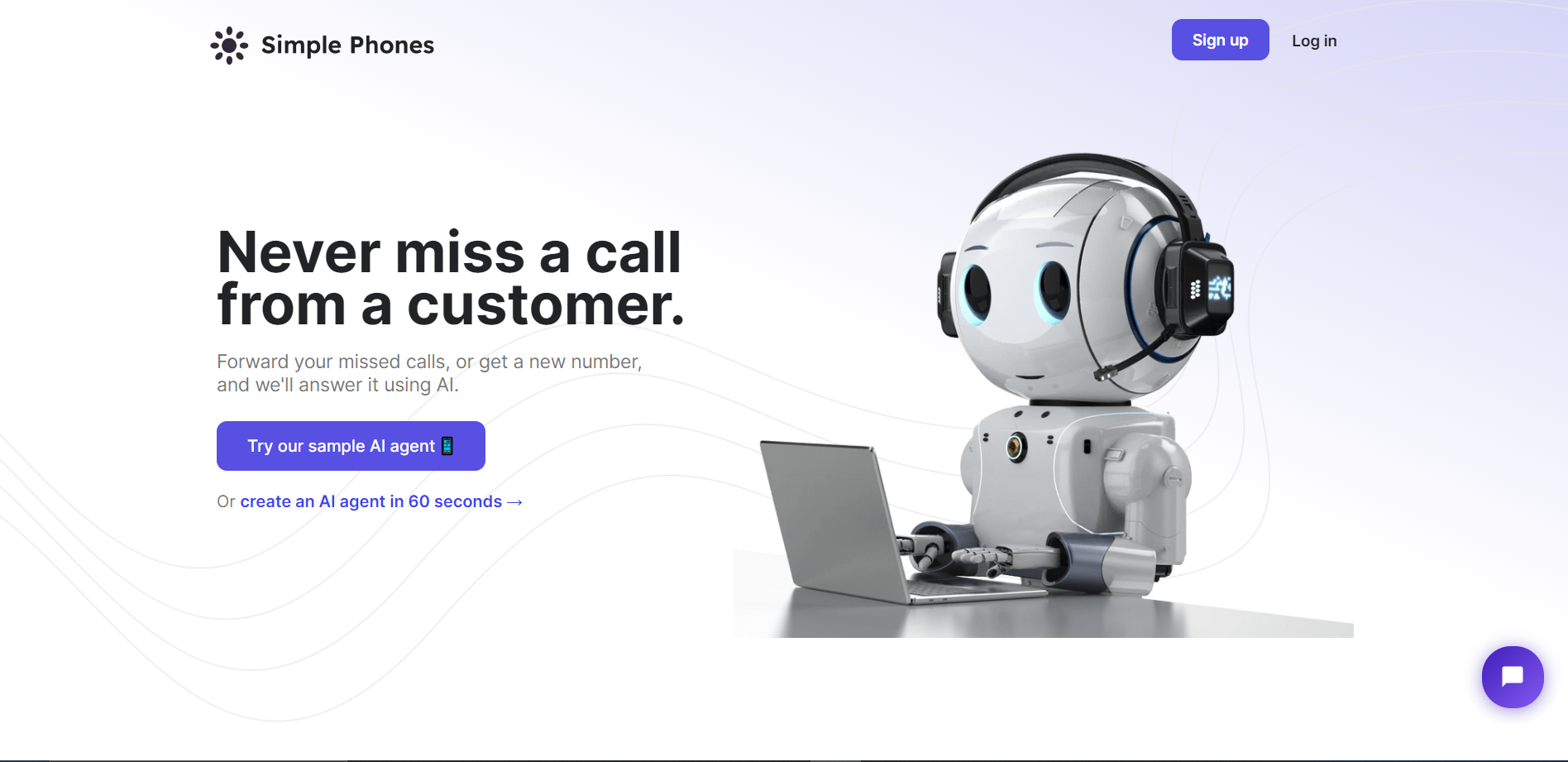 Screenshot for Simple Phones AI