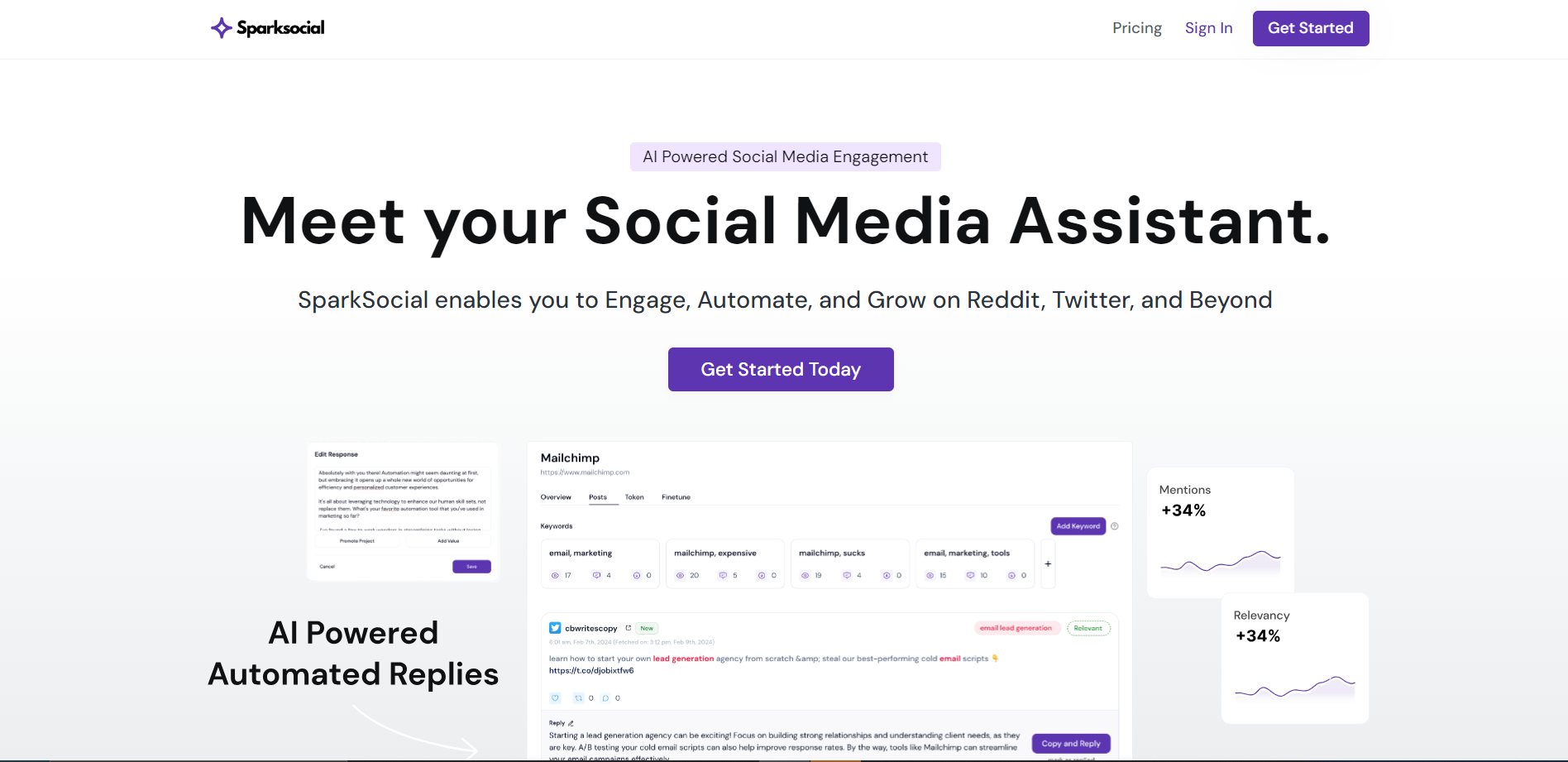 Screenshot for Sparksocial