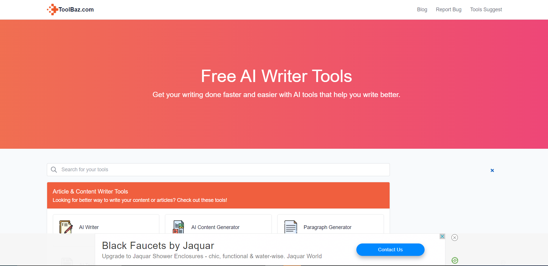 Screenshot for ToolBaz