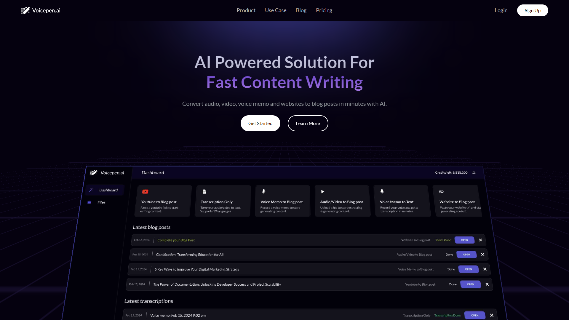 Screenshot for VoicePen AI